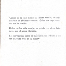 Program for the theatrical production, Hay que ocuparse del amor 