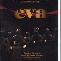 Program for the theatrical production, Eva
