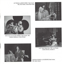 Photographs of the book "Las Mujeres: Hispanic Women in the Performing Arts"