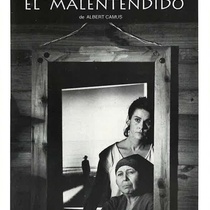 Program for the theatrical production, El malentendido