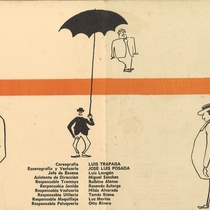 Program for the theatrical production, Teatro loco