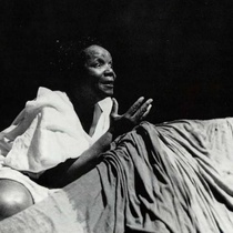 Photograph of the theatrical production, Perla Marina, Hilda Oates