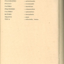 Program for the theatrical production, La pérgola de las flores
