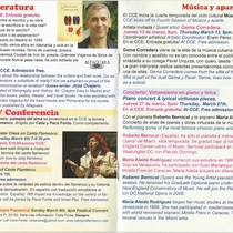 Photographs of the book "Centro Cultural Español Miami Boletin March/April 2008