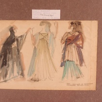Costume designs for the theatrical production, Coriolano