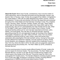 Press release for Fornesia Fest