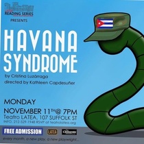 Poster for theatrical production, Havana Syndrome
