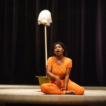 Photographs of the theatrical production, Emelina Cundeamor