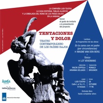 Poster for the staged reading, Tentaciones y dolor