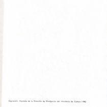 Program for the theatrical production, Pachenco vivo o muerto