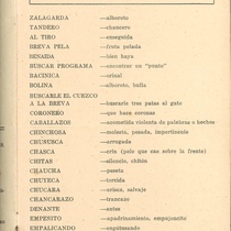 Program for the theatrical production, La pérgola de las flores