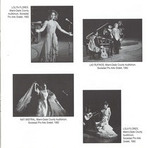 Photographs of the book "Las Mujeres: Hispanic Women in the Performing Arts"
