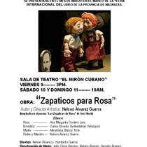 Flyer for the production, Zapaticos para Rosa