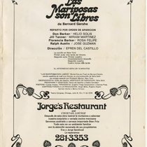 Program for the production, "Las mariposas son libres"