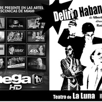 Program for the theatrical production, Delirio Habanero