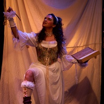 Photographs of the rehearsal for the theatrical production, Las sirenas no existen