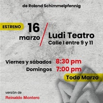 Poster for the theatrical production, El círculo alrededor del sol