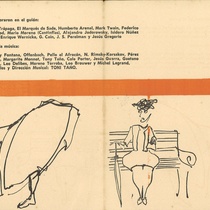 Program for the theatrical production, Teatro loco