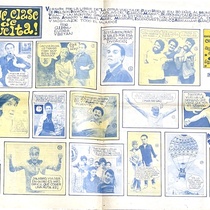 Program comic of the theatrical production, ¡Qué clase de vuelta! 