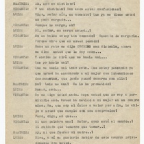 Typescript for the play, "Ella, él…y el otro"