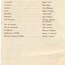 Program for the theatrical production, "Don Juan"