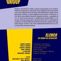 Program for the theatrical production, La muerte de un viajante