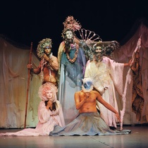 Photographs of the theatrical production, Una tempesstad