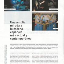Program for the festival, Festival Iberoamericano de Teatro de Cádiz XXIX