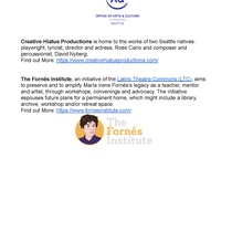 Press release for Fornesia Fest