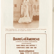 Program for the production, "25 Años" (25 Years)