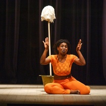 Photographs of the theatrical production, Emelina Cundeamor