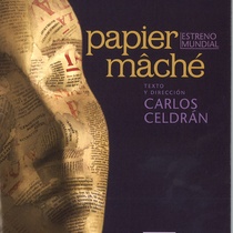 Program for the theatrical production, papier mâché