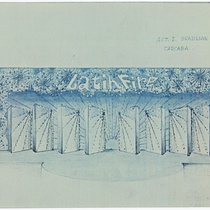 Set design for the production, "Latin Fire"