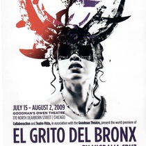 Postcard for the theatrical production, El Grito del Bronx