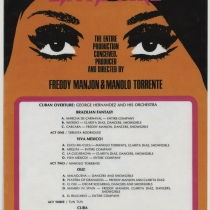 Program for the production, "Latin Fire"